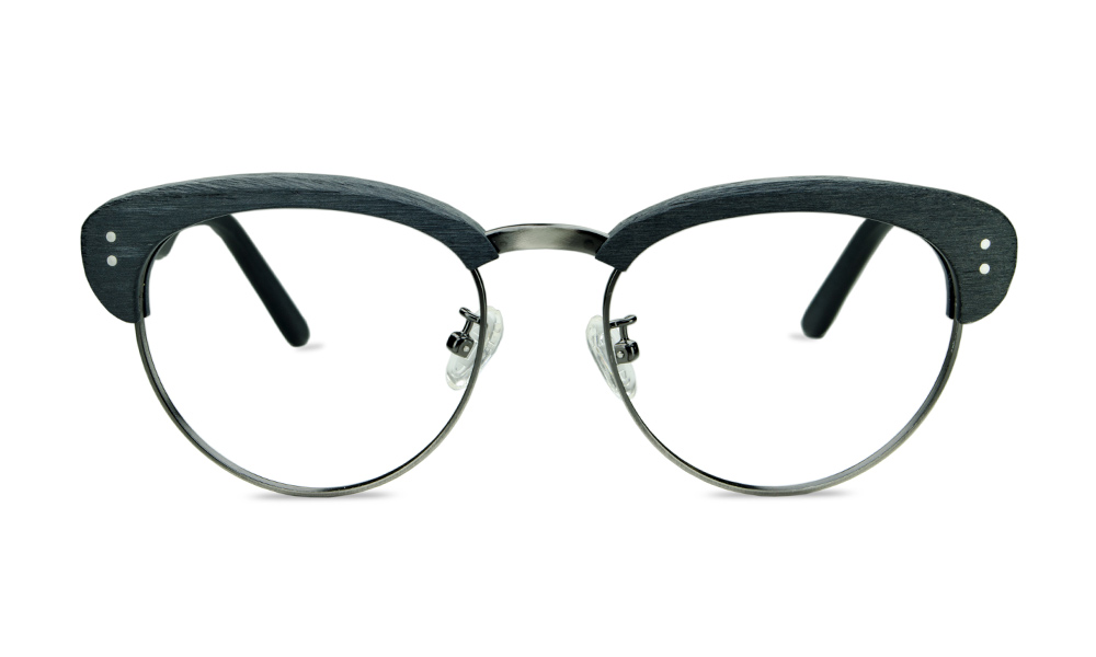 Beckon Horn Black Full Rim Eyeglasses