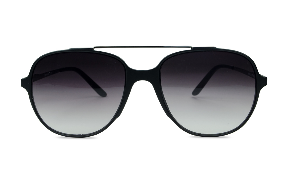 Feelgood Aviator Black Full Rim Sunglasses