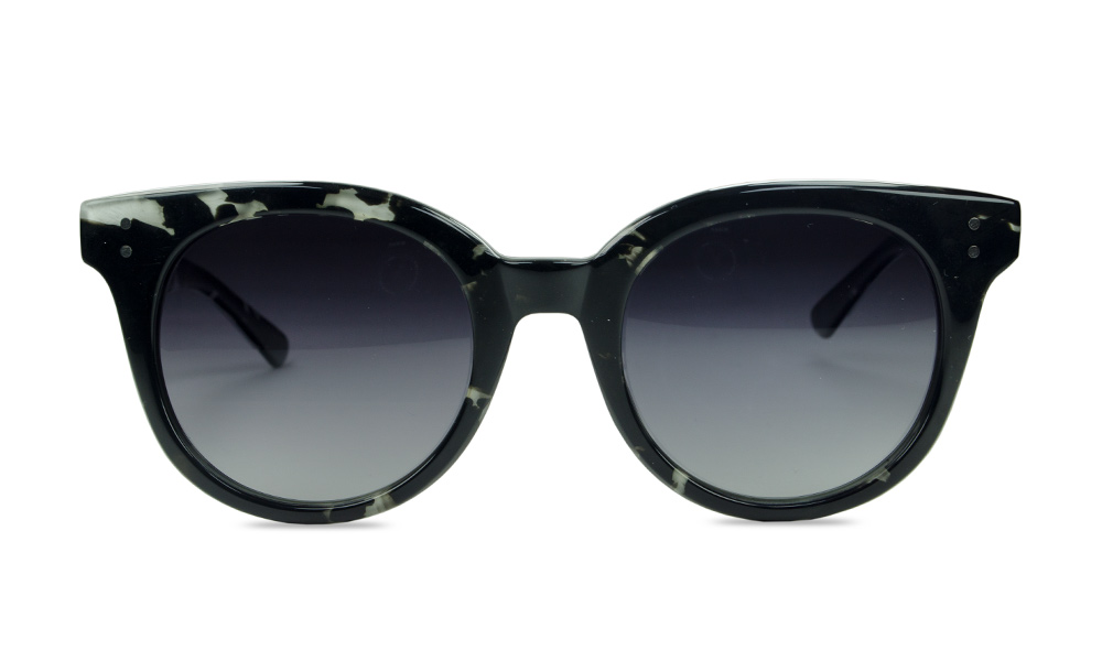Tessa Wayfarer Leopard Full Rim Sunglasses