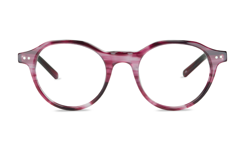 Vista Round Red Full Rim Eyeglasses