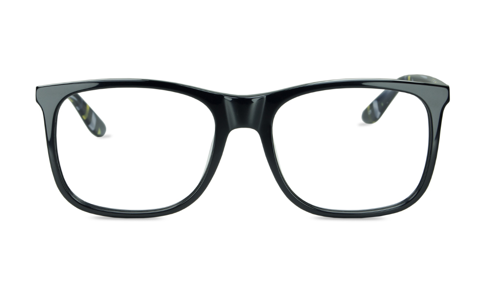 Mensa Square Black Full Rim Eyeglasses