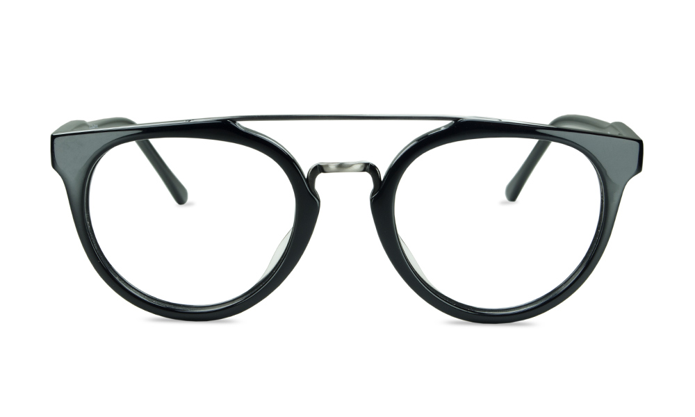 Radiant Wayfarer Black Full Rim Eyeglasses