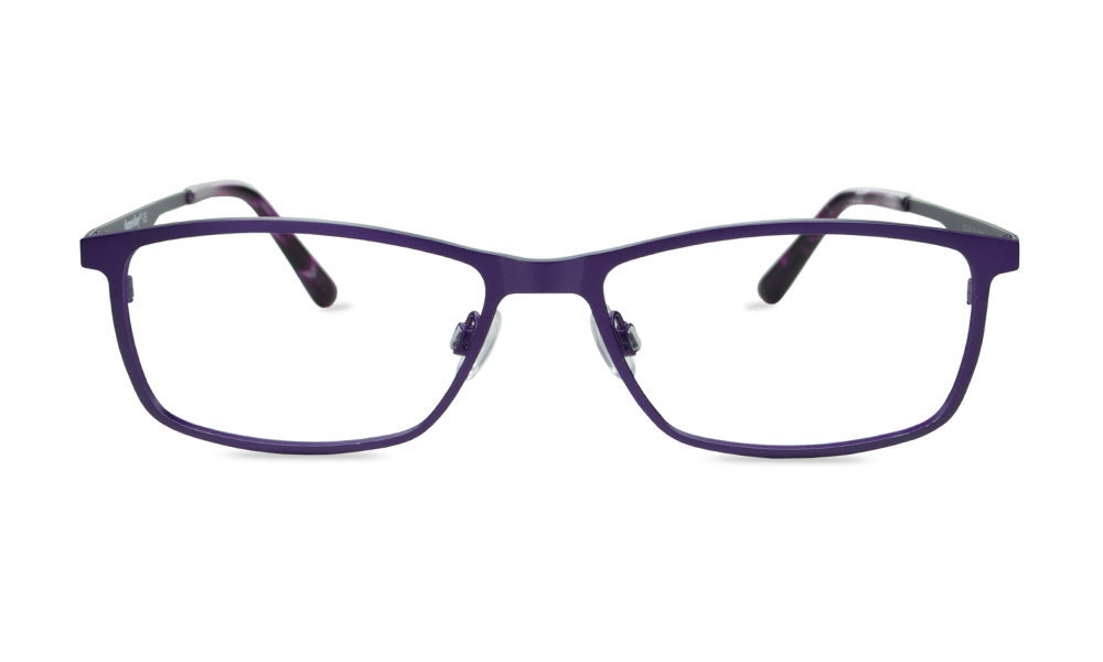 Quinn Rectangle Purple Full Rim Eyeglasses