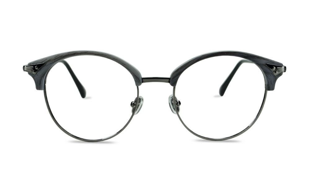 Mythical Horn Grey Full Rim Eyeglasses