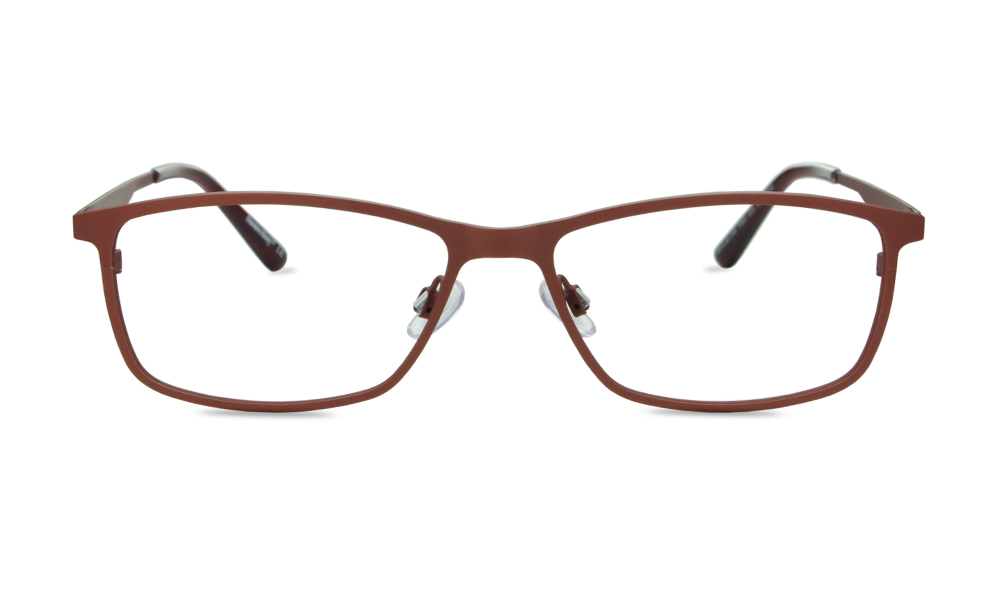 Austra Rectangle Maroon Full Rim Eyeglasses