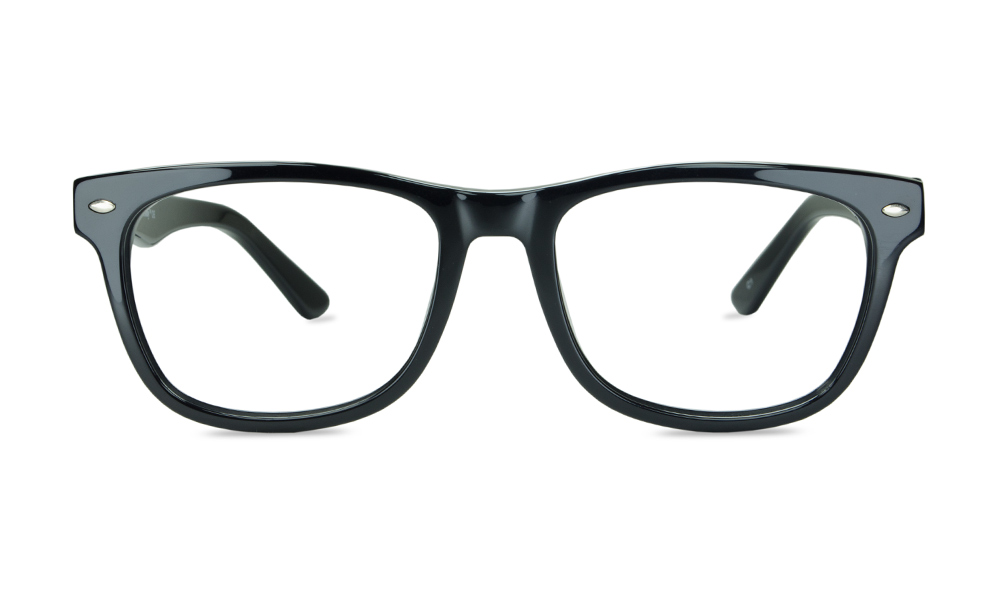 March Square Black Full Rim Eyeglasses