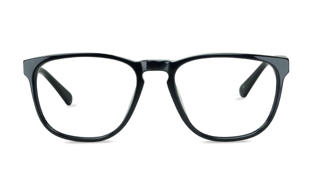 April Square Black Full Rim Eyeglasses