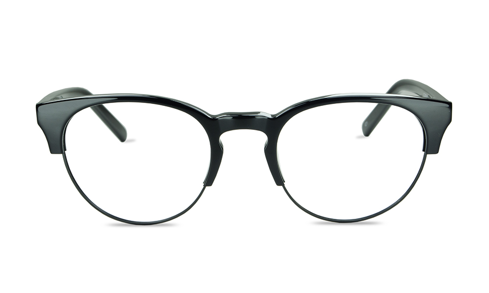 Trade Horn Black Full Rim Eyeglasses