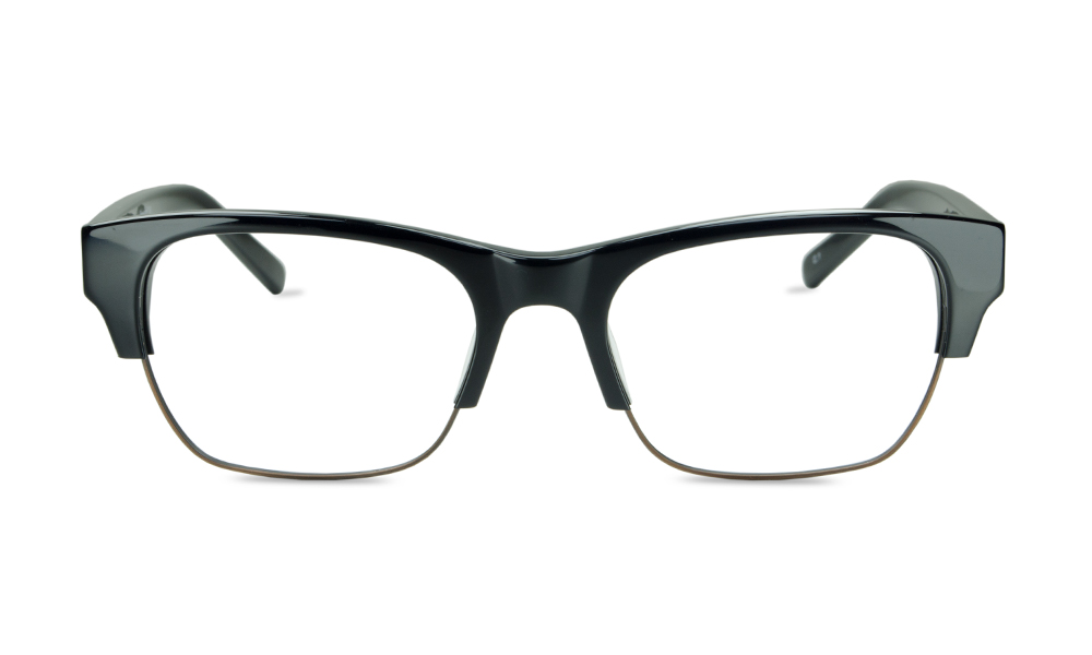 Avez Rectangle Black Full Rim Eyeglasses