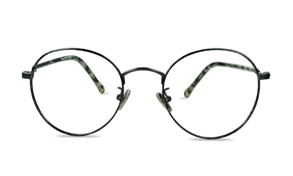 Timeless Round Abstract Full Rim Eyeglasses