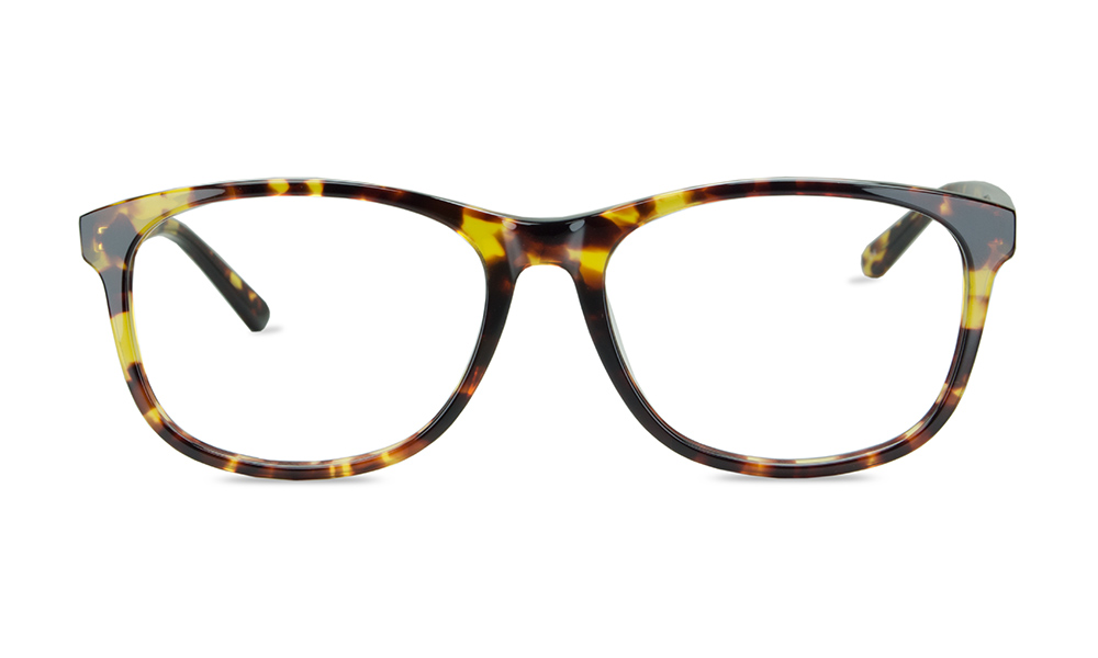 Jamari Square Tortoise Full Rim Eyeglasses