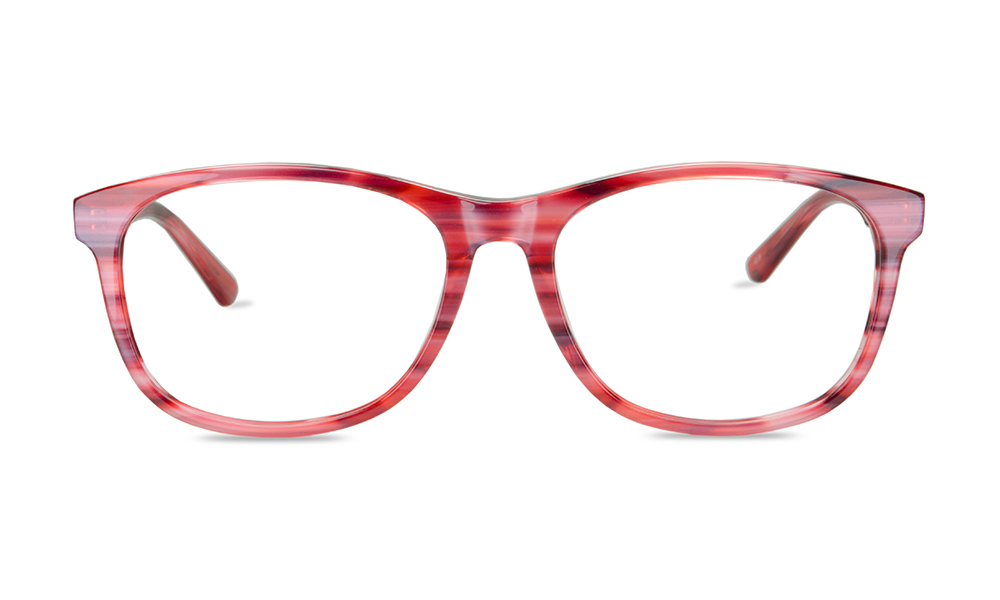 Harrison Square Red Full Rim Eyeglasses