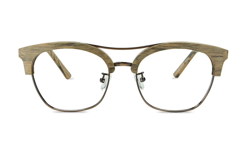 Iris Square Brown Full Rim Eyeglasses
