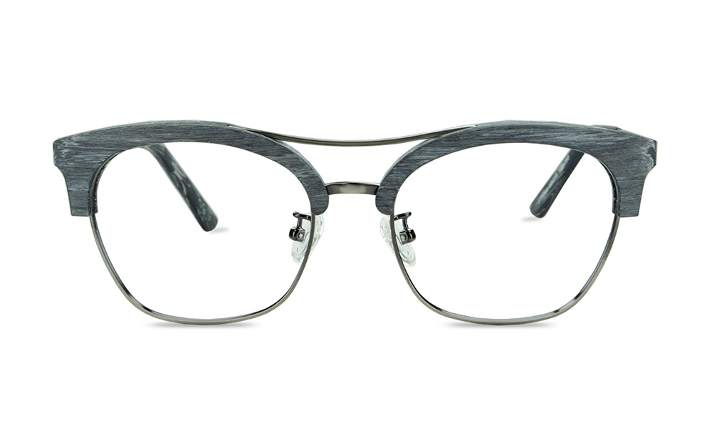 Iris Square Black Full Rim Eyeglasses