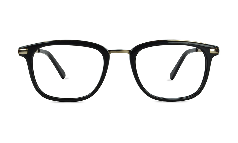 Zion Square Black Full Rim Eyeglasses