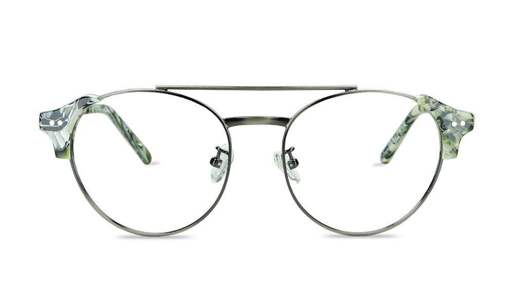 Marbo Round Marble Full Rim Eyeglasses