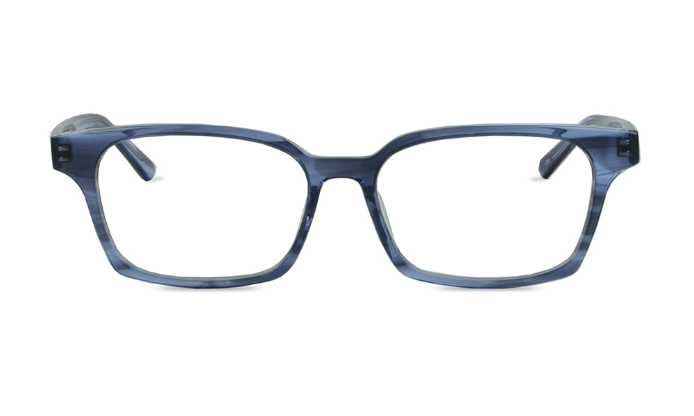 Vale Rectangle Blue Full Rim Eyeglasses
