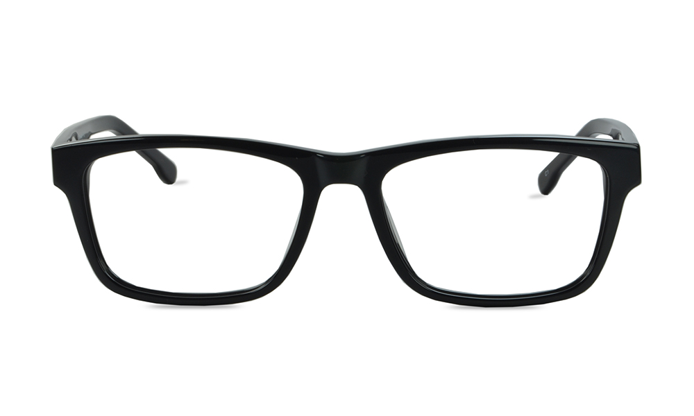 Eden Rectangle Black Full Rim Eyeglasses
