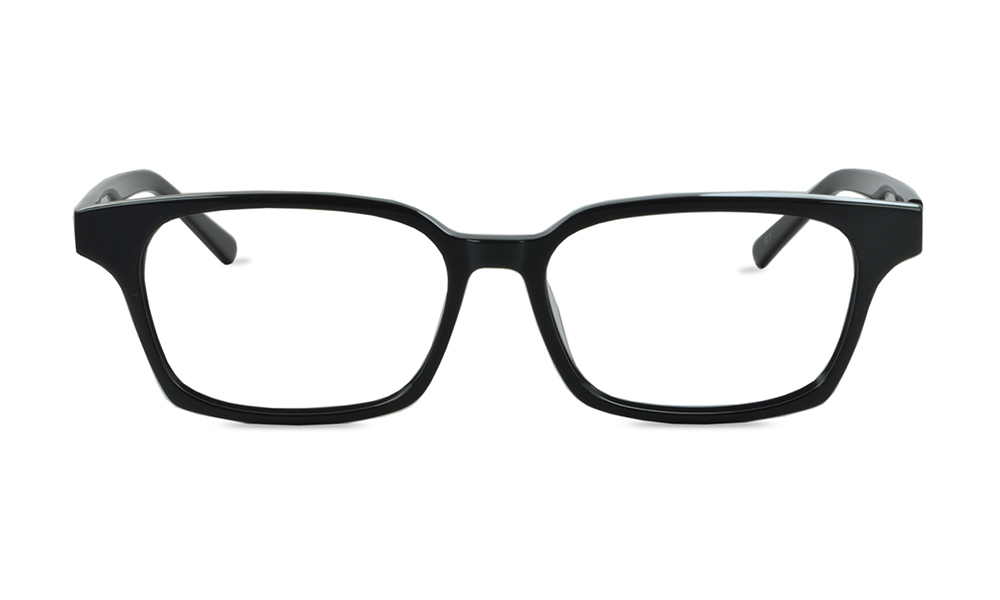 Vale Rectangle Black Full Rim Eyeglasses