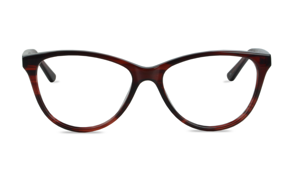 Trixie Oval Red Full Rim Eyeglasses