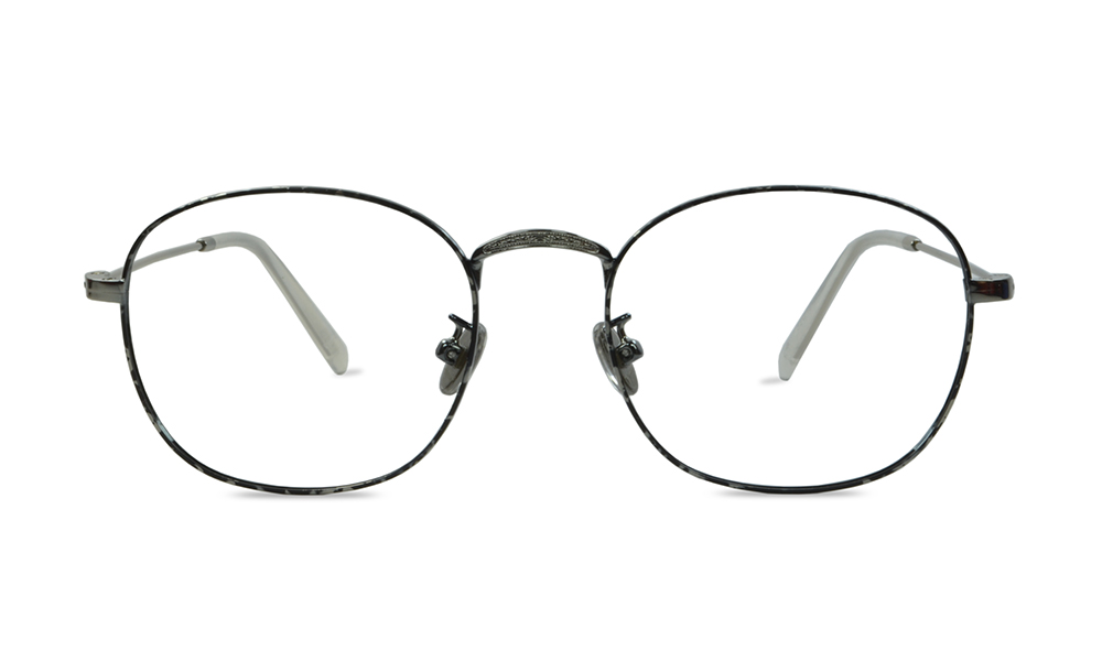 Time Round Abstract Full Rim Eyeglasses