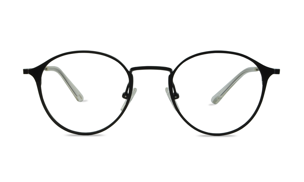 Hobo Round Black Full Rim Eyeglasses