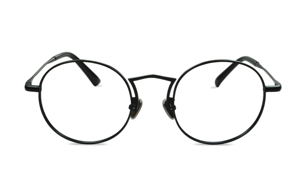 Poco Round Black Full Rim Eyeglasses