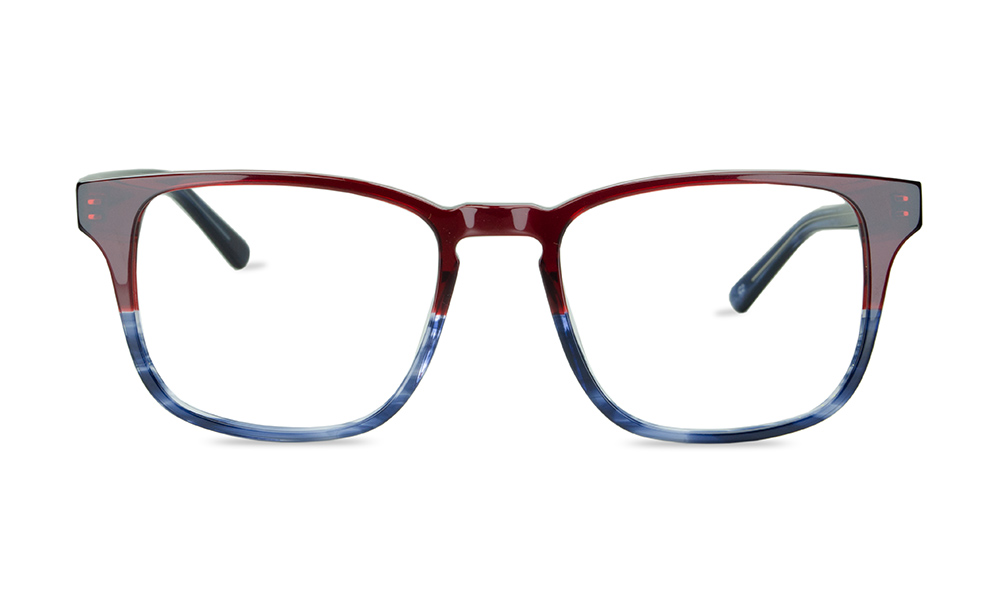 Renato Square Dual Tone Full Rim Eyeglasses