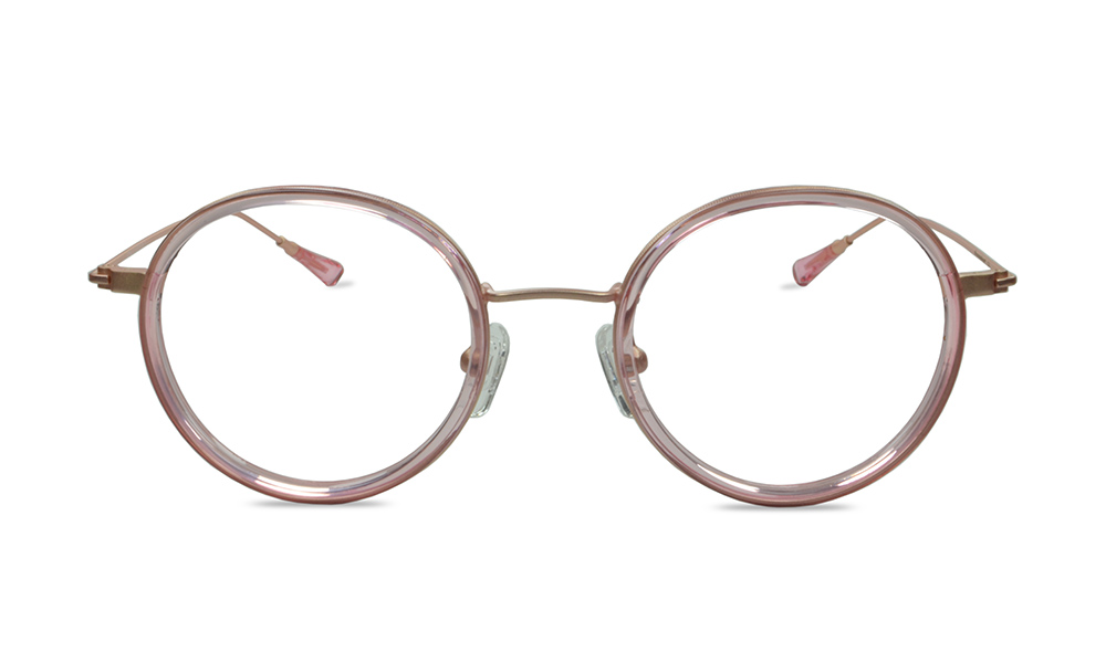 Nansy Round Pink Full Rim Eyeglasses