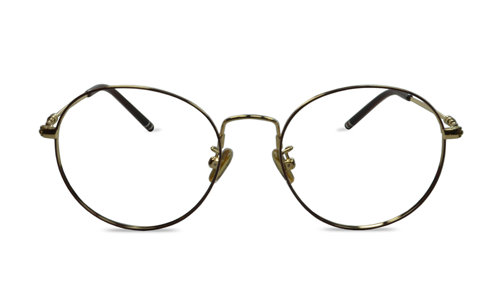 Monroe Round Brown Full Rim Eyeglasses