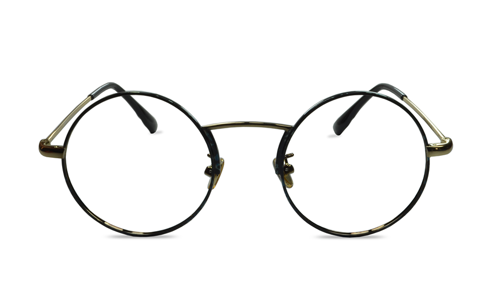 Addison Round Abstract Full Rim Eyeglasses