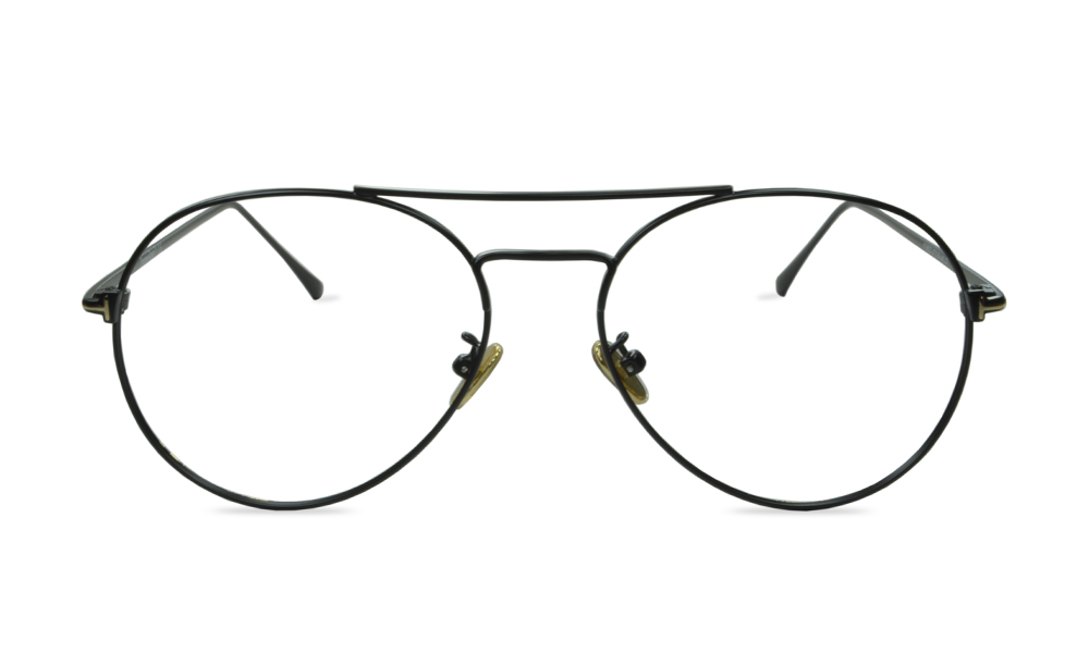 Wynne Aviator Black Full Rim Eyeglasses