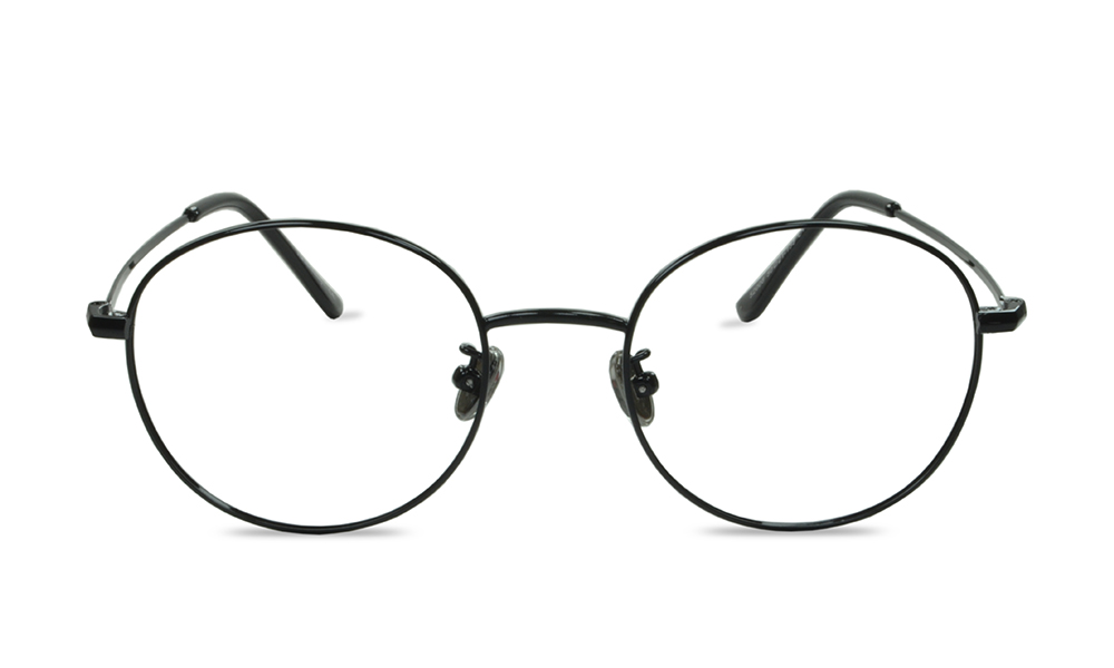 Zane Round Black Full Rim Eyeglasses