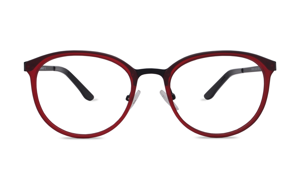 Dea Wayfarer Red Full Rim Eyeglasses