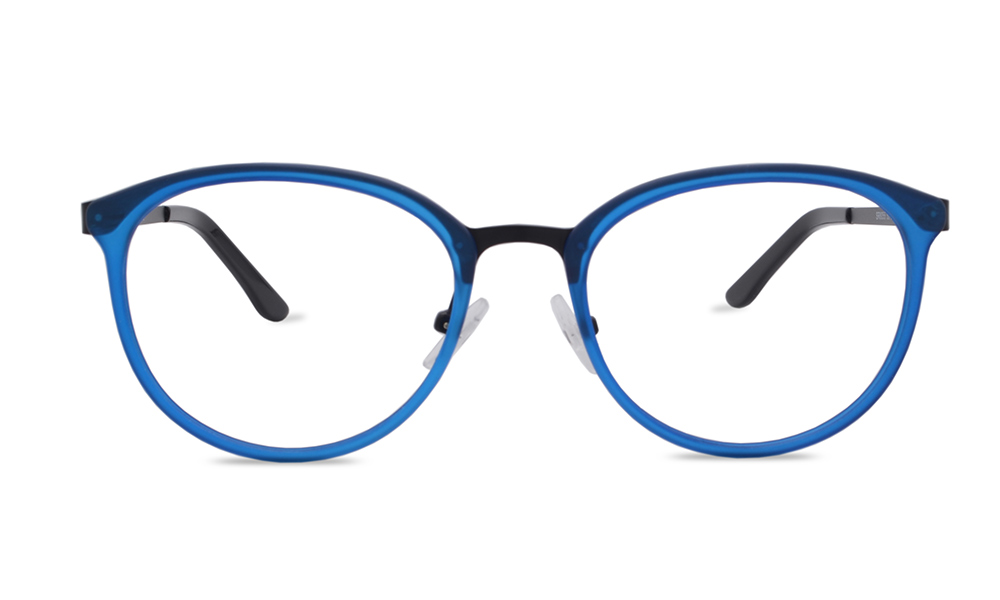 Dea Wayfarer Blue Full Rim Eyeglasses