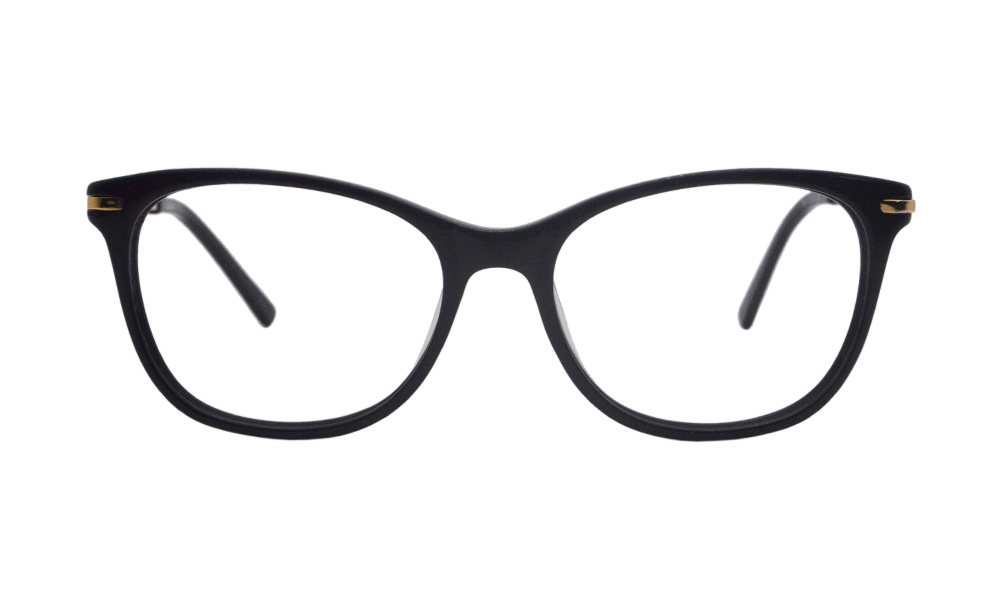 Kato Square Black Full Rim Eyeglasses