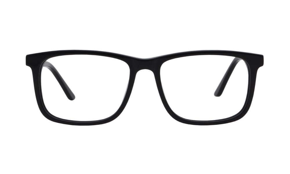 Danny Square Black Full Rim Eyeglasses