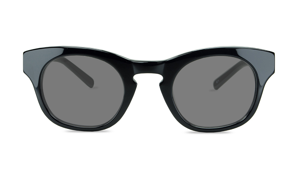 Mason Horn Black Full Rim Sunglasses