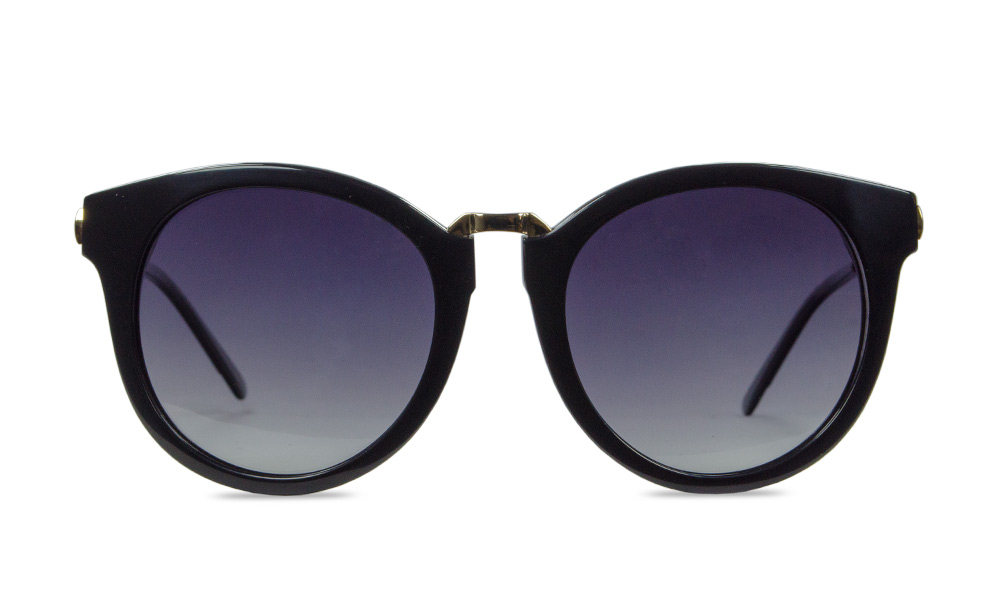 Hotshot Wayfarer Black Full Rim Sunglasses