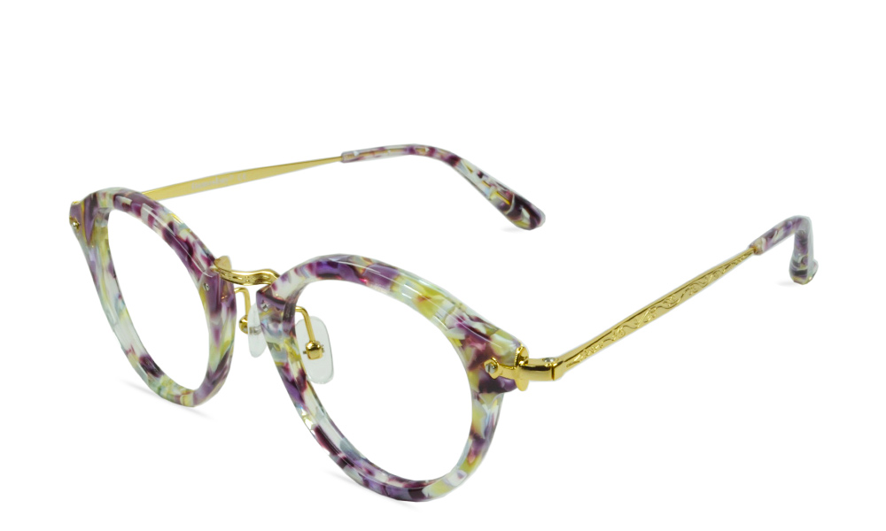Tweety Horn Floral Full Rim Eyeglasses