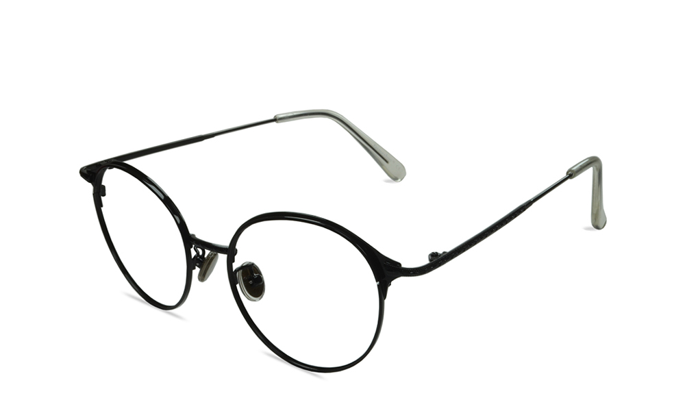 Ryder Round Black Full Rim Eyeglasses