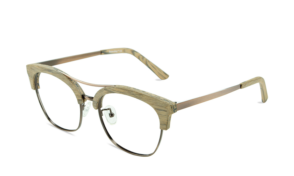 Iris Square Brown Full Rim Eyeglasses