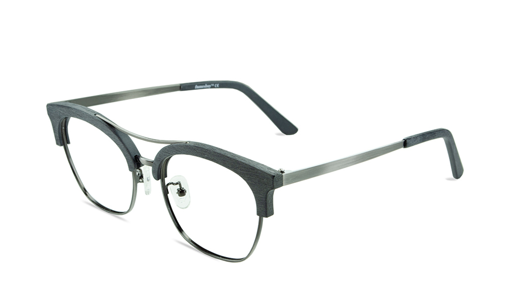 Iris Square Black Full Rim Eyeglasses