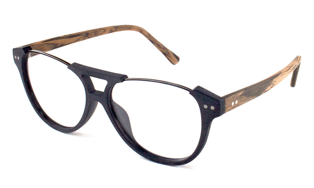 Jibe Square Black Full Rim Eyeglasses