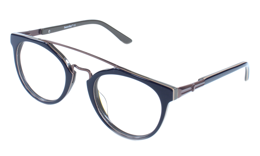Mabel Horn Black Full Rim Eyeglasses