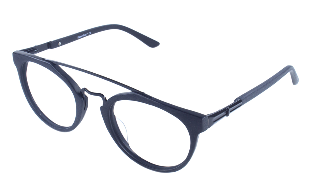 Mabel Horn Black Full Rim Eyeglasses