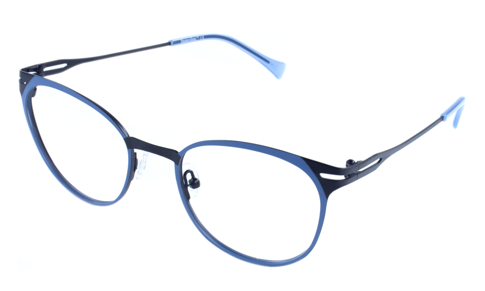 Bleak Horn Blue Full Rim Eyeglasses