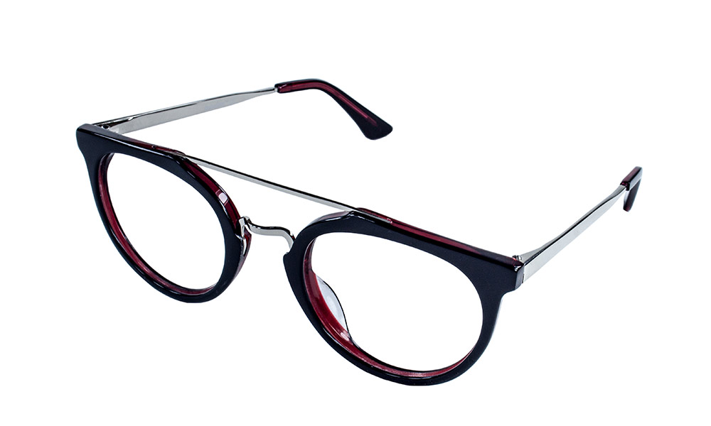 Squeakey Aviator Black Full Rim Eyeglasses