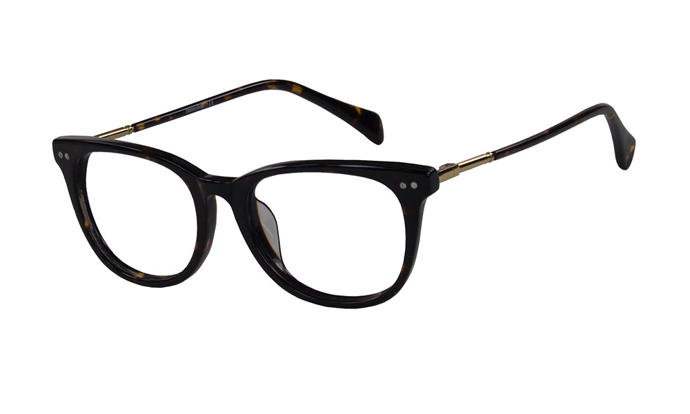 Astral Square Tortoise Full Rim Eyeglasses