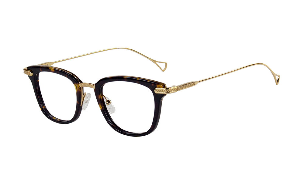 Dame Square Tortoise Full Rim Eyeglasses